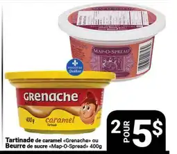Pasquier Tartinade de caramel Grenache ou Beurre de sucre Map-O-Spread offer