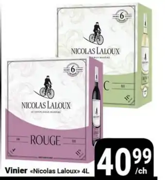 Pasquier Vinier Nicolas Laloux offer