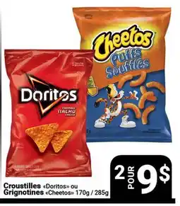 Pasquier Croustilles Doritos ou Grignotines Cheetos offer