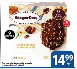 Pasquier Barres glacées vanille amande Häagen-Dazs offer