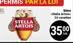 Pasquier Bière Stella Artois offer