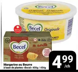 Pasquier Margarine ou Beurre à base de plantes Becel offer