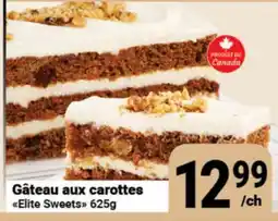 Pasquier Gâteau aux carottes Elite Sweets offer