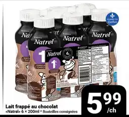 Pasquier Lait frappé au chocolat Natrel offer