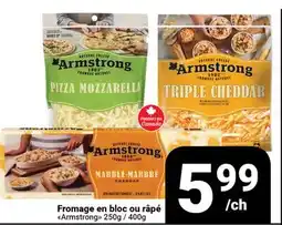 Pasquier Fromage en bloc ou râpé Armstrong offer