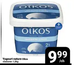 Pasquier Yogourt nature Oikos offer