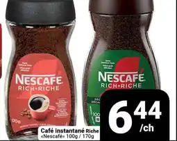 Pasquier Café instantané Riche Nescafé offer