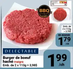 Pasquier Burger de bœuf haché maigre DELECTABLE offer