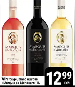 Pasquier Vin rouge, blanc ou rosé Marquis de Méricourt offer