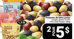 Pasquier Pommes de terre grelots rouges, jaunes ou blancs The Little Potato offer