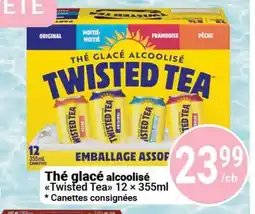 Pasquier Thé glacé alcoolisé Twisted Tea 12 × offer