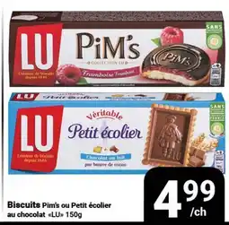 Pasquier Biscuits Pim's ou Petit écolier au chocolat offer
