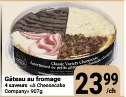Pasquier Gâteau au fromage 4 saveurs A Cheesecake Company offer
