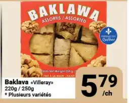 Pasquier Baklava Villeray offer