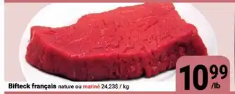 Pasquier Bifteck français offer