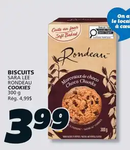 IGA SARA LEE RONDEAU COOKIES offer