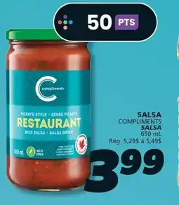 IGA COMPLIMENTS SALSA offer