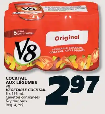 IGA V8 VEGETABLE COCKTAIL offer