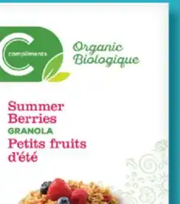 IGA COMPLIMENTS BIOLOGIQUE GRANOLA offer