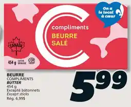 IGA COMPLIMENTS BUTTER offer