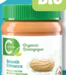 IGA COMPLIMENTS BIOLOGIQUE ORGANIC PEANUT BUTTER OR GRANOLA offer