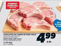 IGA FRESH PORK LOIN CHOPS offer