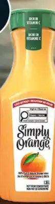 IGA SIMPLY REFRIGERATED ORANGE OR CRANBERRY JUICE offer