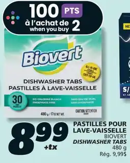 IGA BIOVERT DISHWASHER TABS offer