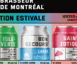 IGA BRASSEUR DE MONTRÉAL BEER offer