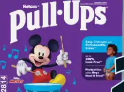 IGA HUGGIES PULL-UPS DISPOSABLE ABSORBENT OR TRAINING UNDERWEARS offer