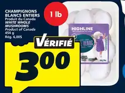 IGA WHITE WHOLE MUSHROOMS offer