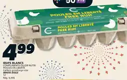 IGA COMPLIMENTS OR NUTRI WHITE EGGS offer