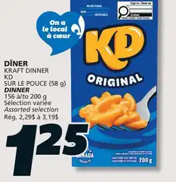 IGA KD DINNER offer