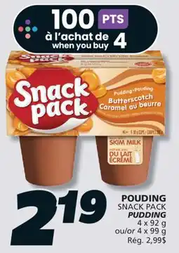 IGA SNACK PACK PUDDING offer