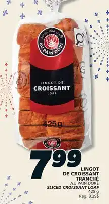 IGA AU PAIN DORÉ SLICED CROISSANT LOAF offer