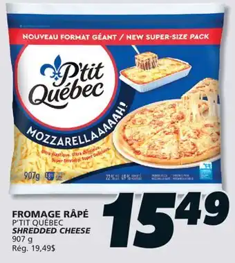 IGA P'TIT QUÉBEC SHREDDED CHEESE offer