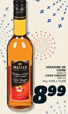 IGA MAILLE CIDER VINEGAR offer