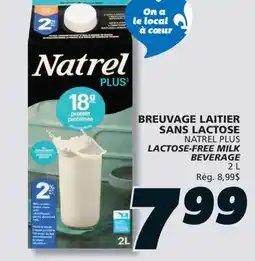 IGA NATREL PLUS LACTOSE-FREE MILK BEVERAGE offer