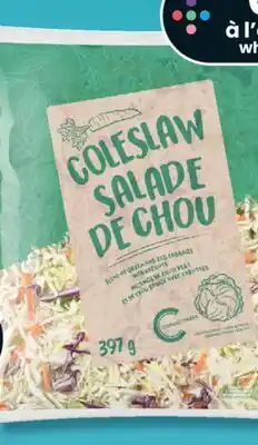 IGA COMPLIMENTS COLESLAW OR GARDEN SALAD offer