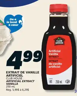 IGA CLUB HOUSE ARTIFICIAL EXTRACT VANILLA offer