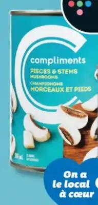 IGA COMPLIMENTS VEGETABLES offer