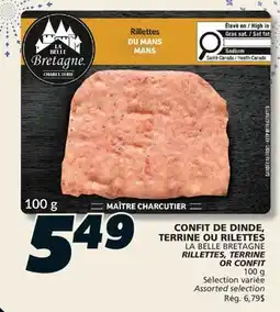 IGA LA BELLE BRETAGNE RILLETTES, TERRINE OR CONFIT offer