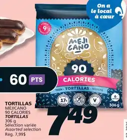 IGA MEJICANO 90 CALORIES TORTILLAS offer