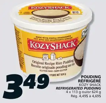 IGA KOZY SHACK REFRIGERATED PUDDING offer