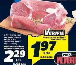 IGA FRESH PORK SHOULDER ROAST offer