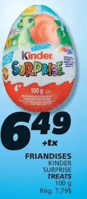 IGA KINDER SURPRISE TREATS offer