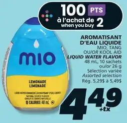 IGA MIO LIQUID WATER FLAVOR offer