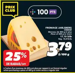 IGA JARLSBERG CHEESE offer