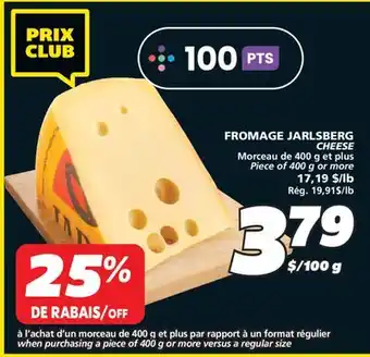 IGA JARLSBERG CHEESE offer