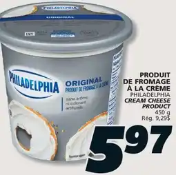 IGA PHILADELPHIA CREAM CHEESE PRODUCT offer